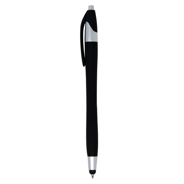 Javalina® Metallic Comfort  Ballpoint Click Pen & Stylus