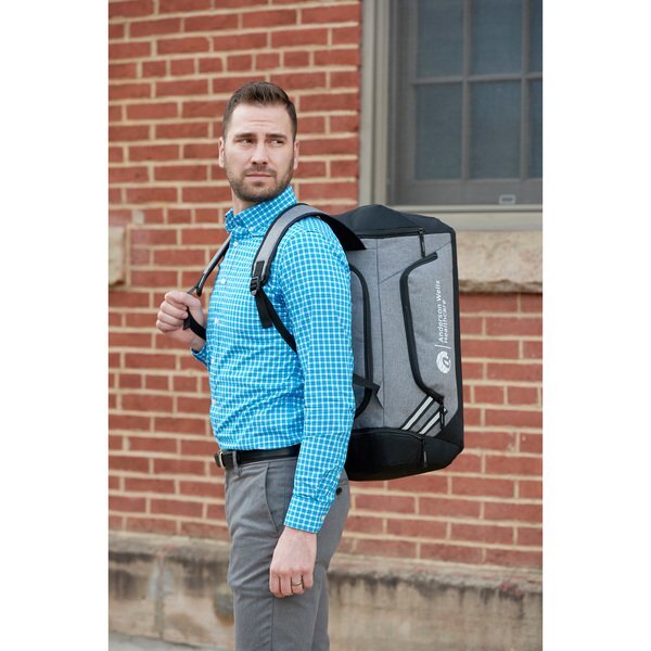 Sebring Convertible Polyester Graphite Duffel, 22-1/2"