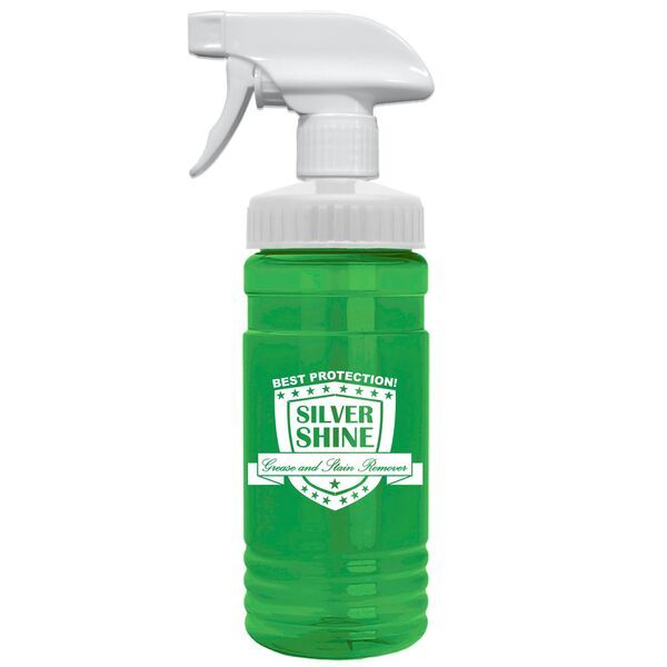 Transparent Spray Bottle w/ Spray Nozzle, 20oz.