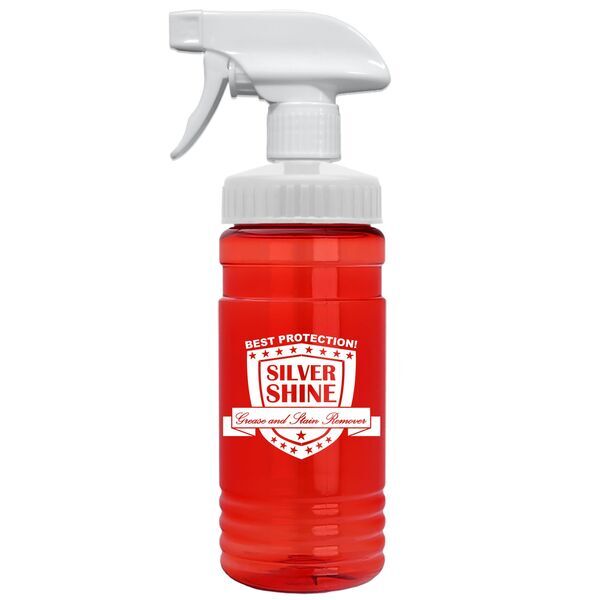 Transparent Spray Bottle w/ Spray Nozzle, 20oz.