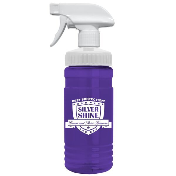 Transparent Spray Bottle w/ Spray Nozzle, 20oz.
