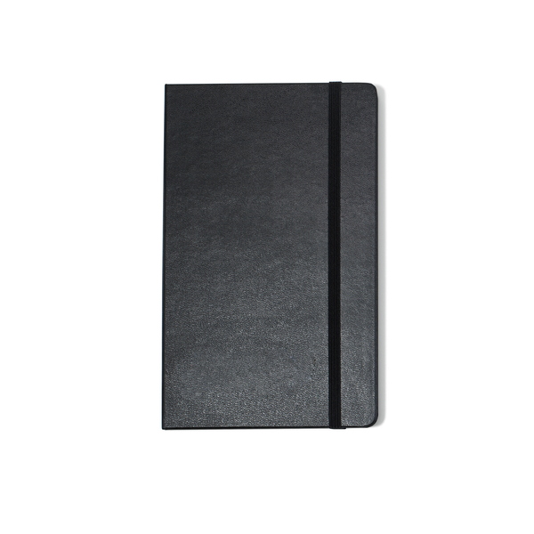Moleskine® Hard Cover Unlined Large Notebook, 5" x 8-1/4"