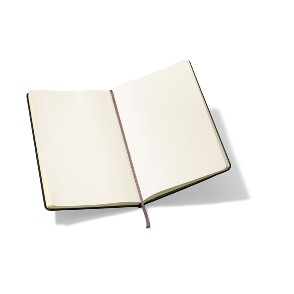 Moleskine® Hard Cover Unlined Large Notebook, 5" x 8-1/4"