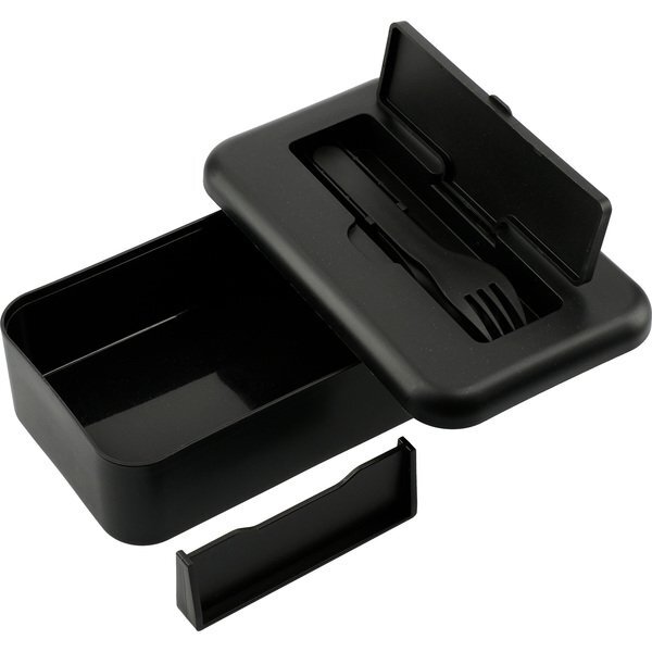 Bamboo Fiber Lunch Box with Utensil Pocket