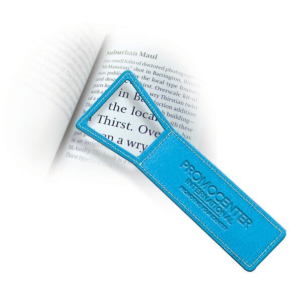 Leather Magnifying Bookmark