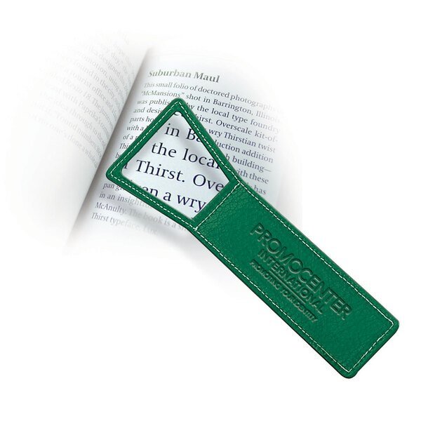 Leather Magnifying Bookmark