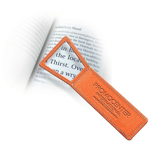 Leather Magnifying Bookmark