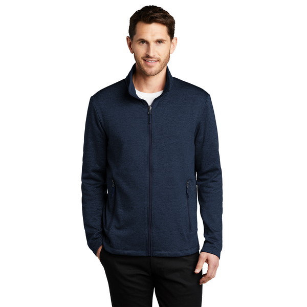 Port Authority® Collective Striated Men's Fleece Jacket