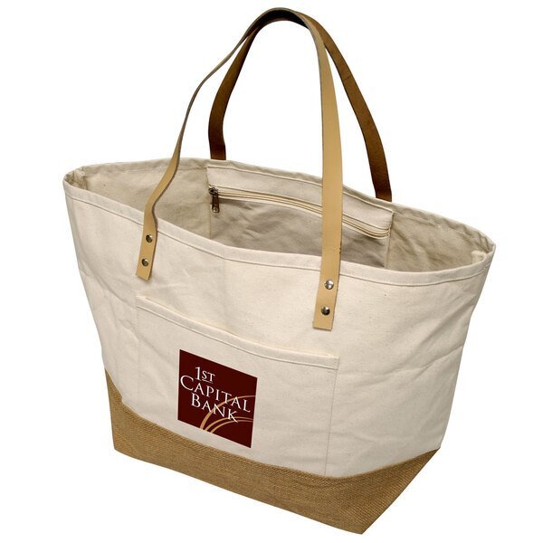 Eden Canvas & Jute Boat Tote