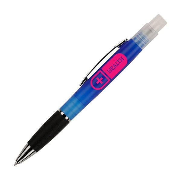 Translucent 2-in-1 Pen with Hand Sanitizer, 3.5ml