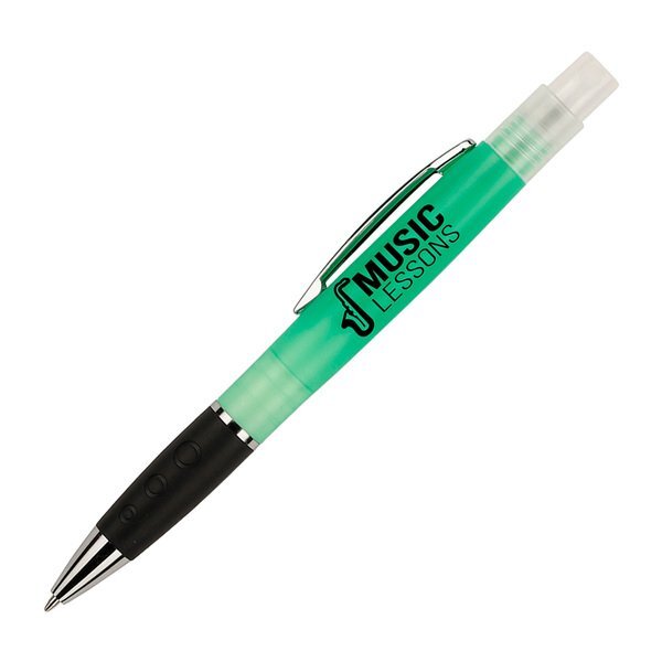 Translucent 2-in-1 Pen with Hand Sanitizer, 3.5ml