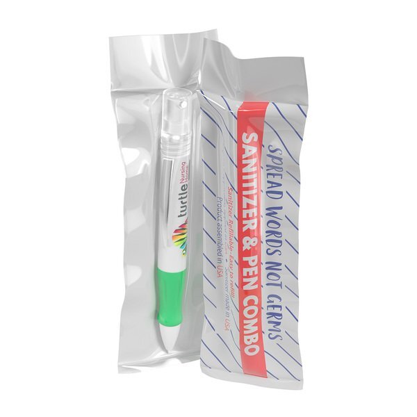Comfort Grip 2-in-1 Pen with Hand Sanitizer, 3.5ml