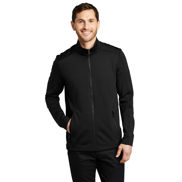 Port Authority® Grid Fleece Men's Jacket