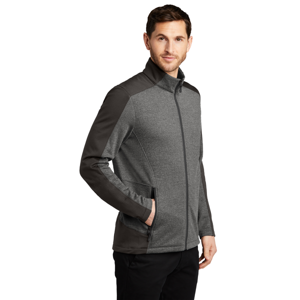 Port Authority® Grid Fleece Men's Jacket