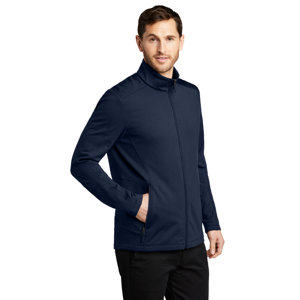 Port Authority® Grid Fleece Men's Jacket