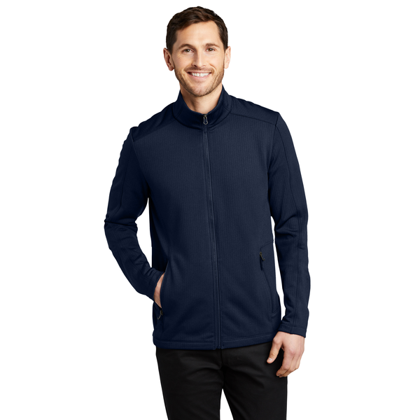 Port Authority® Grid Fleece Men's Jacket