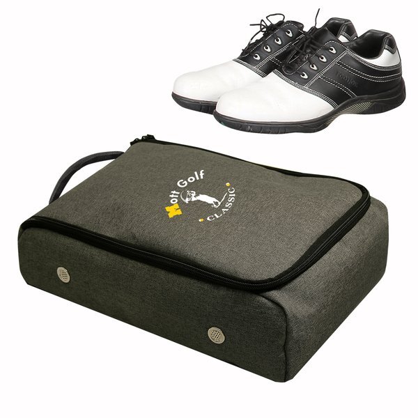 Heathered Polycanvas Golf Shoe Bag