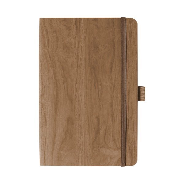 Soft Touch Wood Grain Journal, 5-1/4" x 8-1/2"