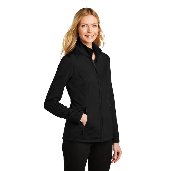 Port Authority® Grid Fleece Ladies' Jacket