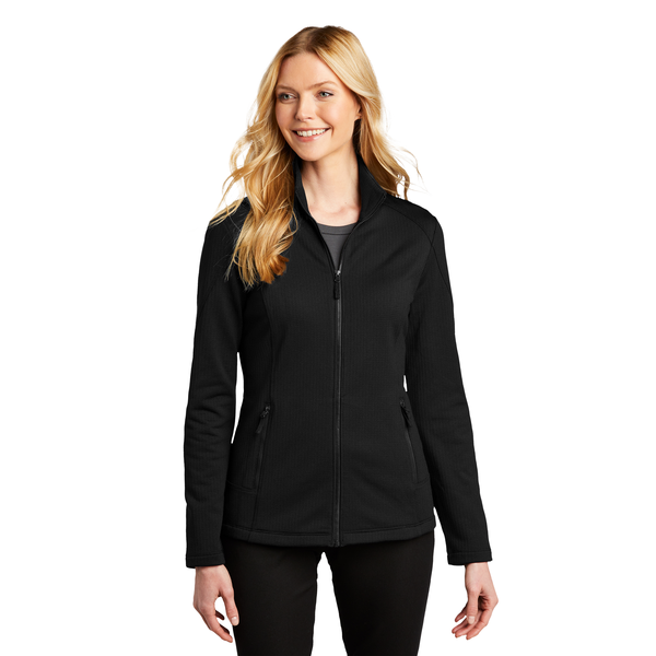 Port Authority® Grid Fleece Ladies' Jacket