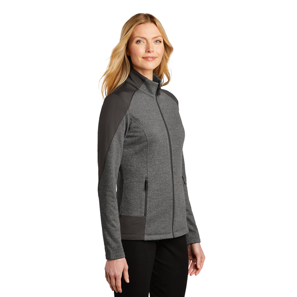Port Authority® Grid Fleece Ladies' Jacket