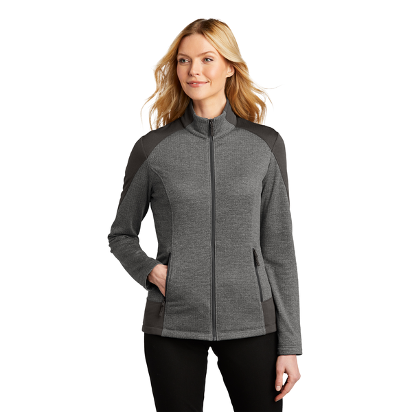 Port Authority® Grid Fleece Ladies' Jacket