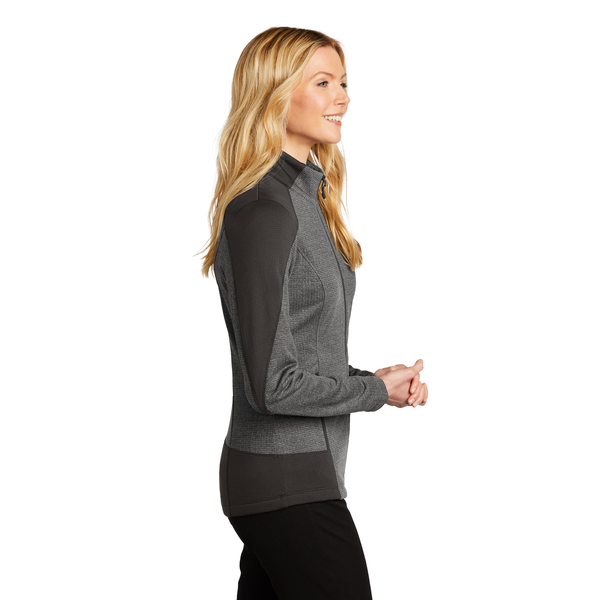 Port Authority® Grid Fleece Ladies' Jacket