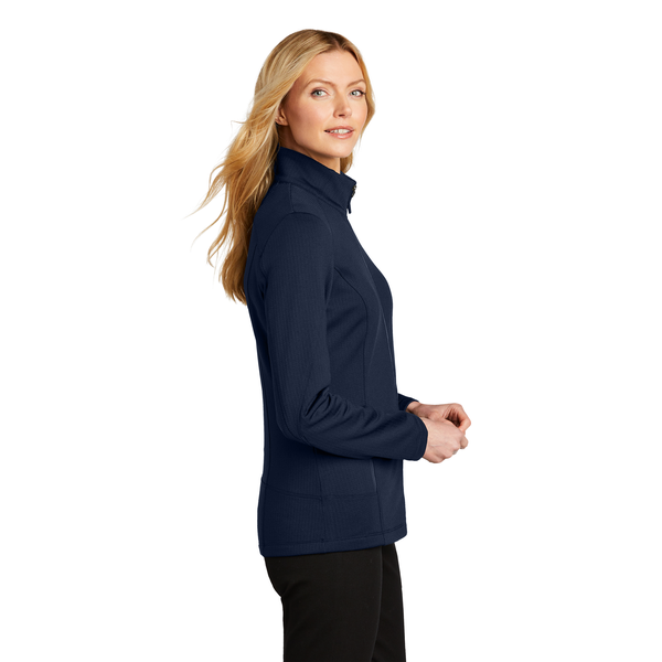 Port Authority® Grid Fleece Ladies' Jacket