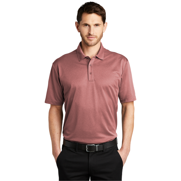 Port Authority® Heathered Silk Touch™ Performance Men's Polo