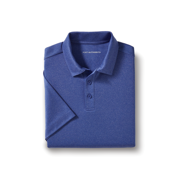 Port Authority® Heathered Silk Touch™ Performance Men's Polo