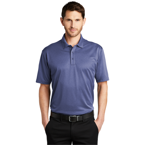 Port Authority® Heathered Silk Touch™ Performance Men's Polo