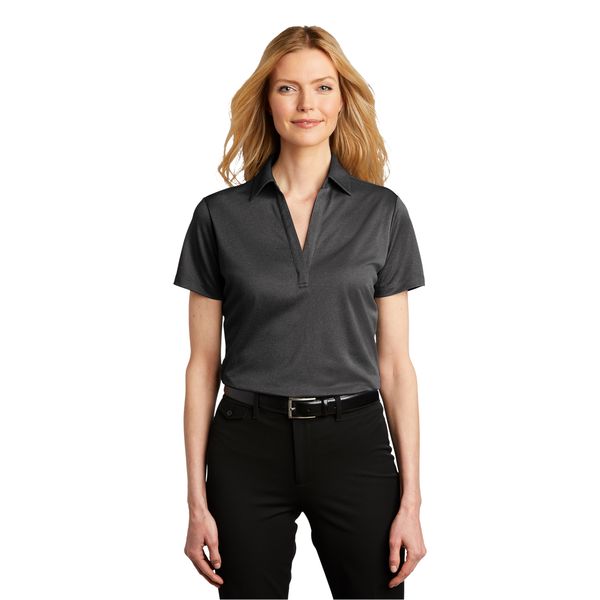 Port Authority® Heathered Silk Touch™ Performance Ladies' Polo