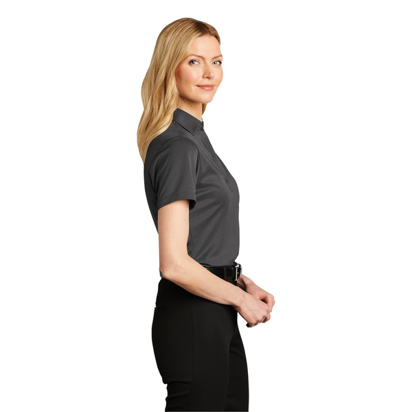 Port Authority® Heathered Silk Touch™ Performance Ladies' Polo