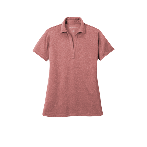 Port Authority® Heathered Silk Touch™ Performance Ladies' Polo