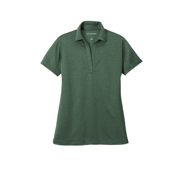 Port Authority® Heathered Silk Touch™ Performance Ladies' Polo