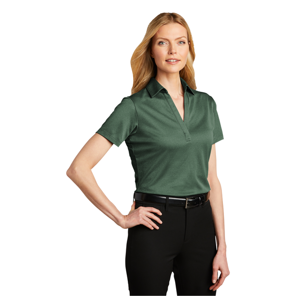 Port Authority® Heathered Silk Touch™ Performance Ladies' Polo