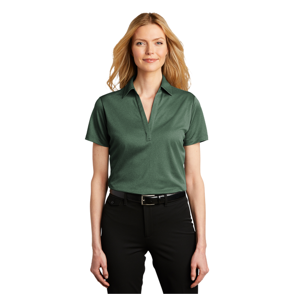 Port Authority® Heathered Silk Touch™ Performance Ladies' Polo