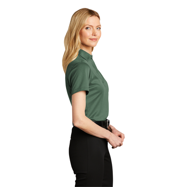 Port Authority® Heathered Silk Touch™ Performance Ladies' Polo