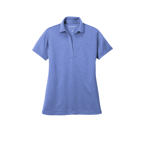 Port Authority® Heathered Silk Touch™ Performance Ladies' Polo
