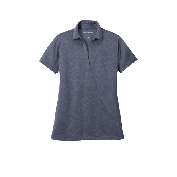Port Authority® Heathered Silk Touch™ Performance Ladies' Polo