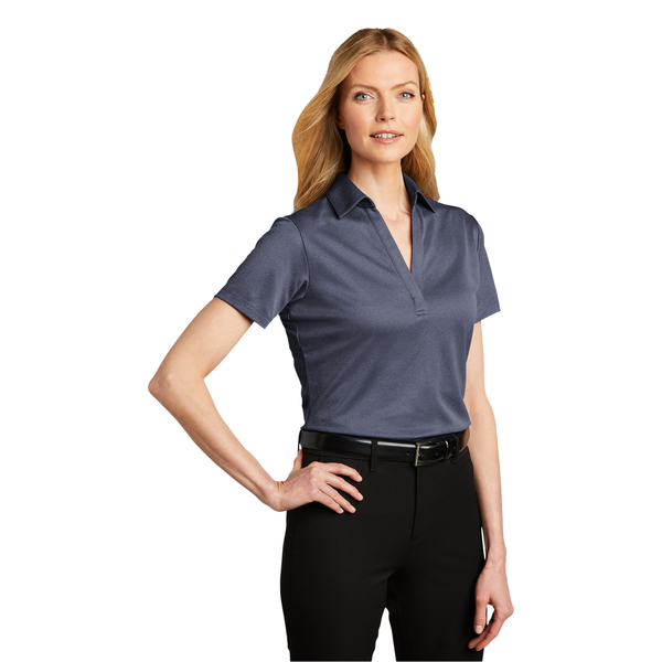 Port Authority® Heathered Silk Touch™ Performance Ladies' Polo