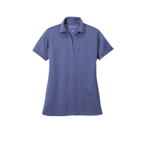 Port Authority® Heathered Silk Touch™ Performance Ladies' Polo