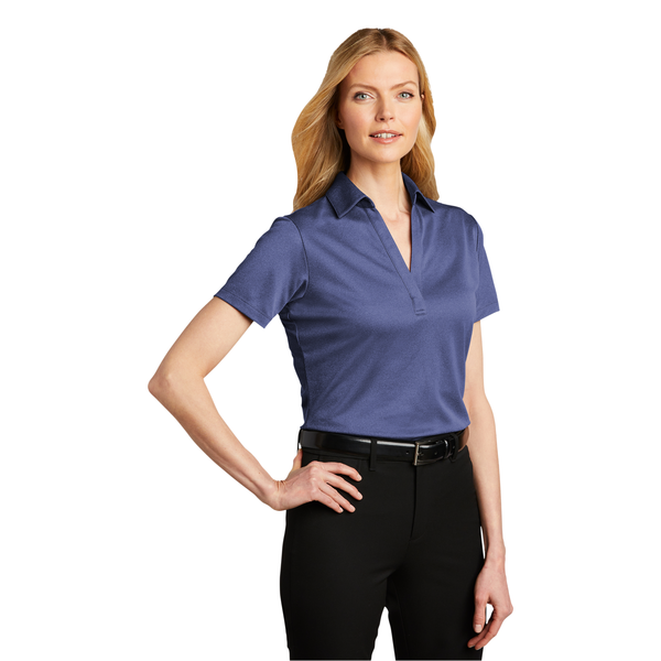 Port Authority® Heathered Silk Touch™ Performance Ladies' Polo
