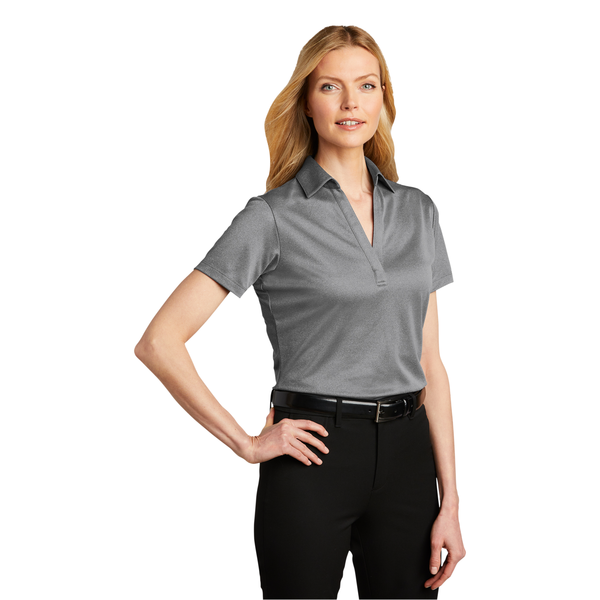 Port Authority® Heathered Silk Touch™ Performance Ladies' Polo