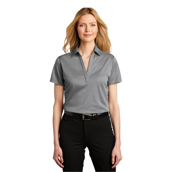 Port Authority® Heathered Silk Touch™ Performance Ladies' Polo