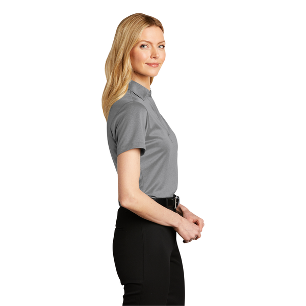 Port Authority® Heathered Silk Touch™ Performance Ladies' Polo