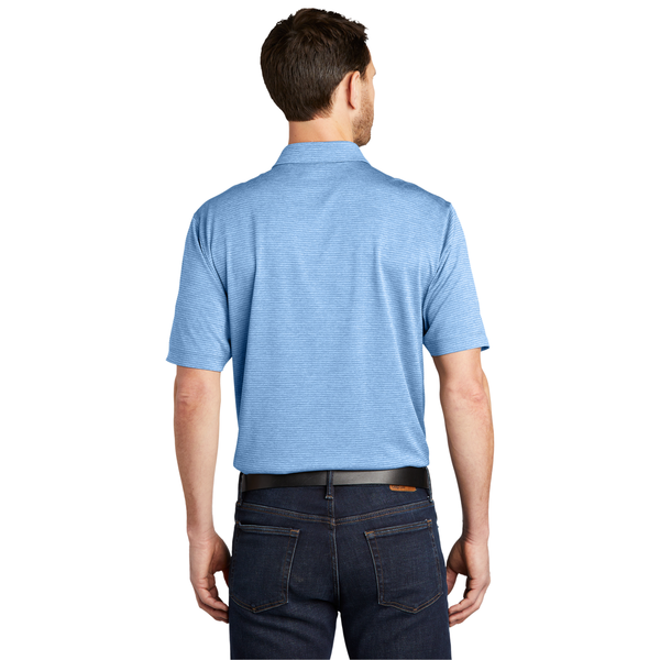 Port Authority® Shadow Stripe Polyester Men's Polo