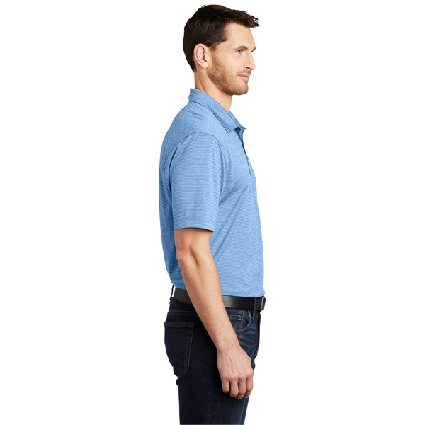 Port Authority® Shadow Stripe Polyester Men's Polo