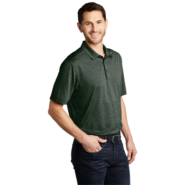 Port Authority® Shadow Stripe Polyester Men's Polo