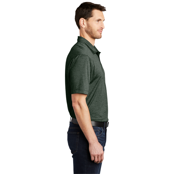 Port Authority® Shadow Stripe Polyester Men's Polo